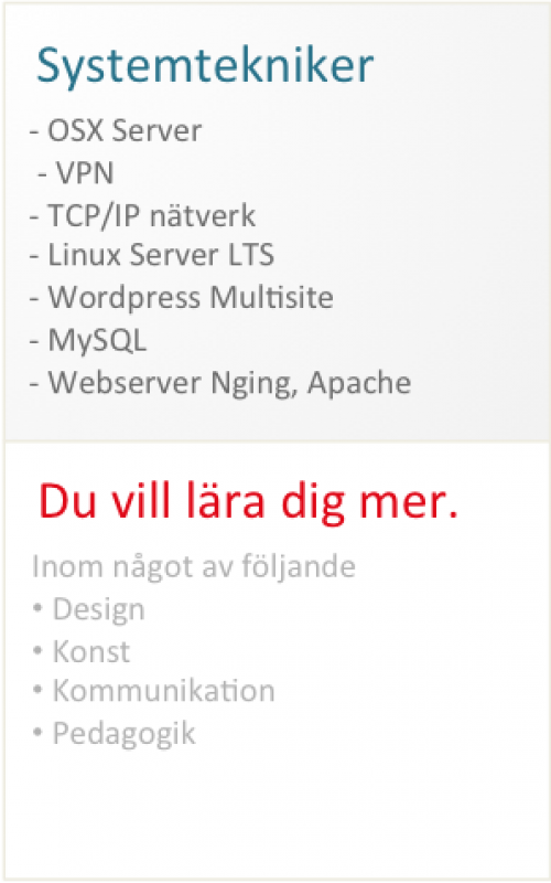System tekniker1