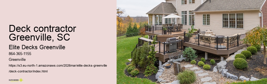 deck contractor Greenville, SC