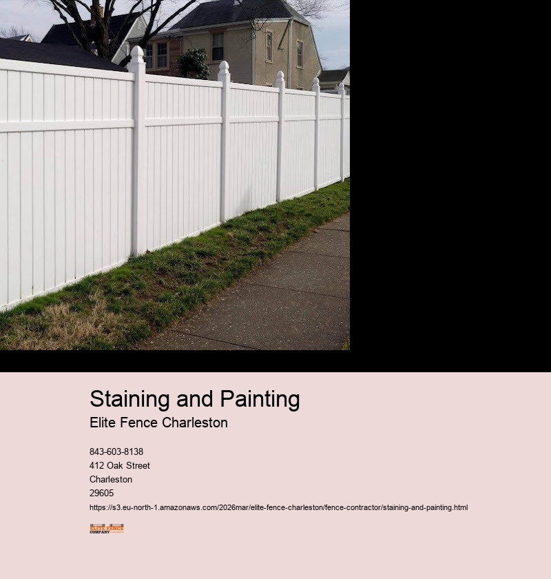 Selecting the Right Stain or Paint for Your Fence