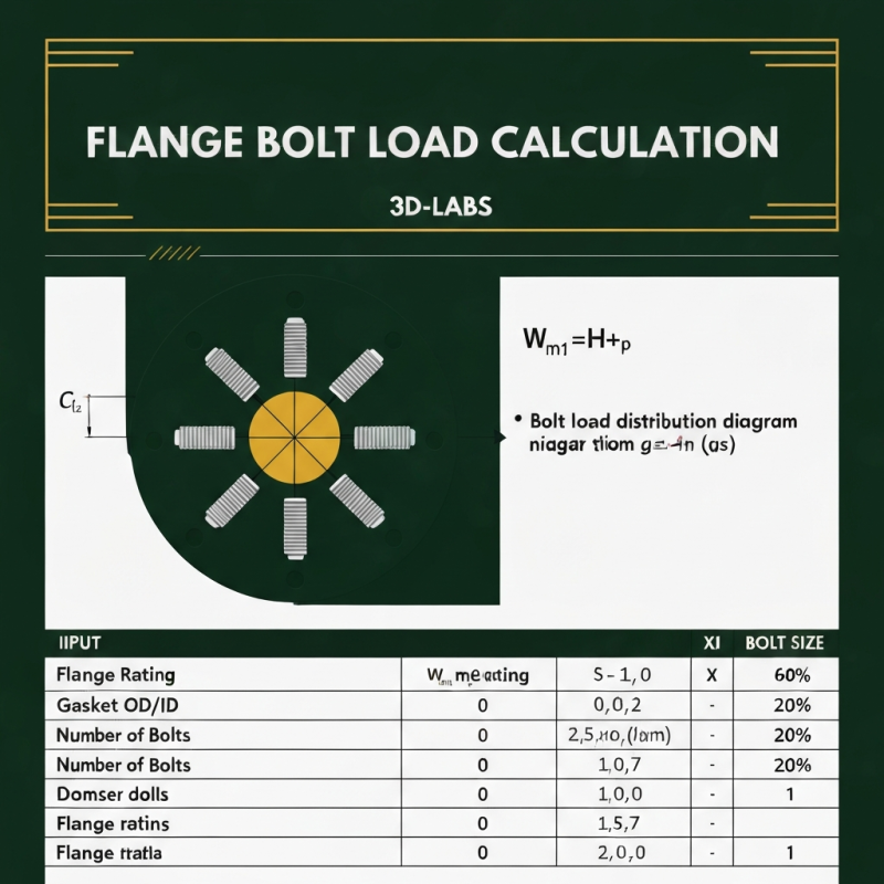 Flange Bolt Load Calculation