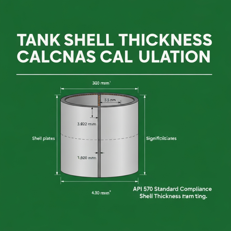 Tank Shell Thickness Calculation (Hydrostatic Pressure)