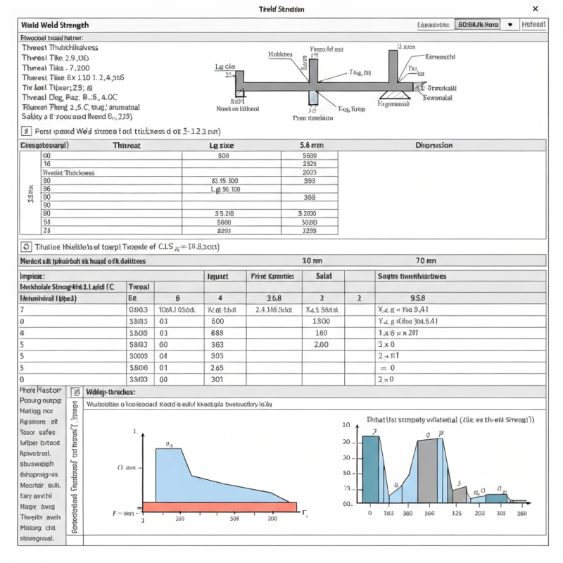Weld Strength Calculation (Fillet & Butt Weld)