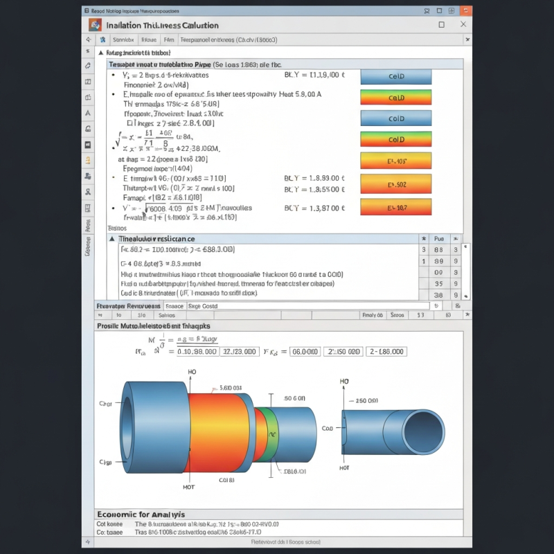 Insulation Thickness Calculation