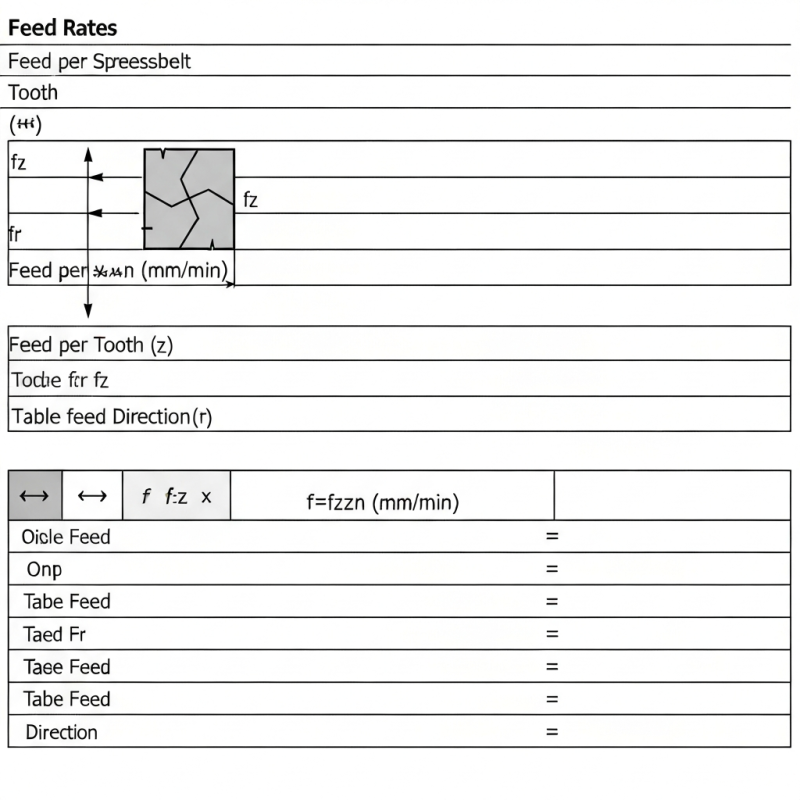 Feed Rate Calculation for Machining