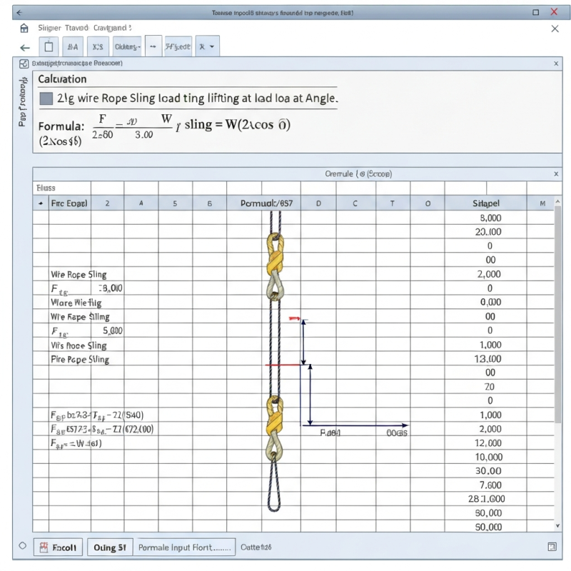 Sling Load Calculation for Lifting & Rigging
