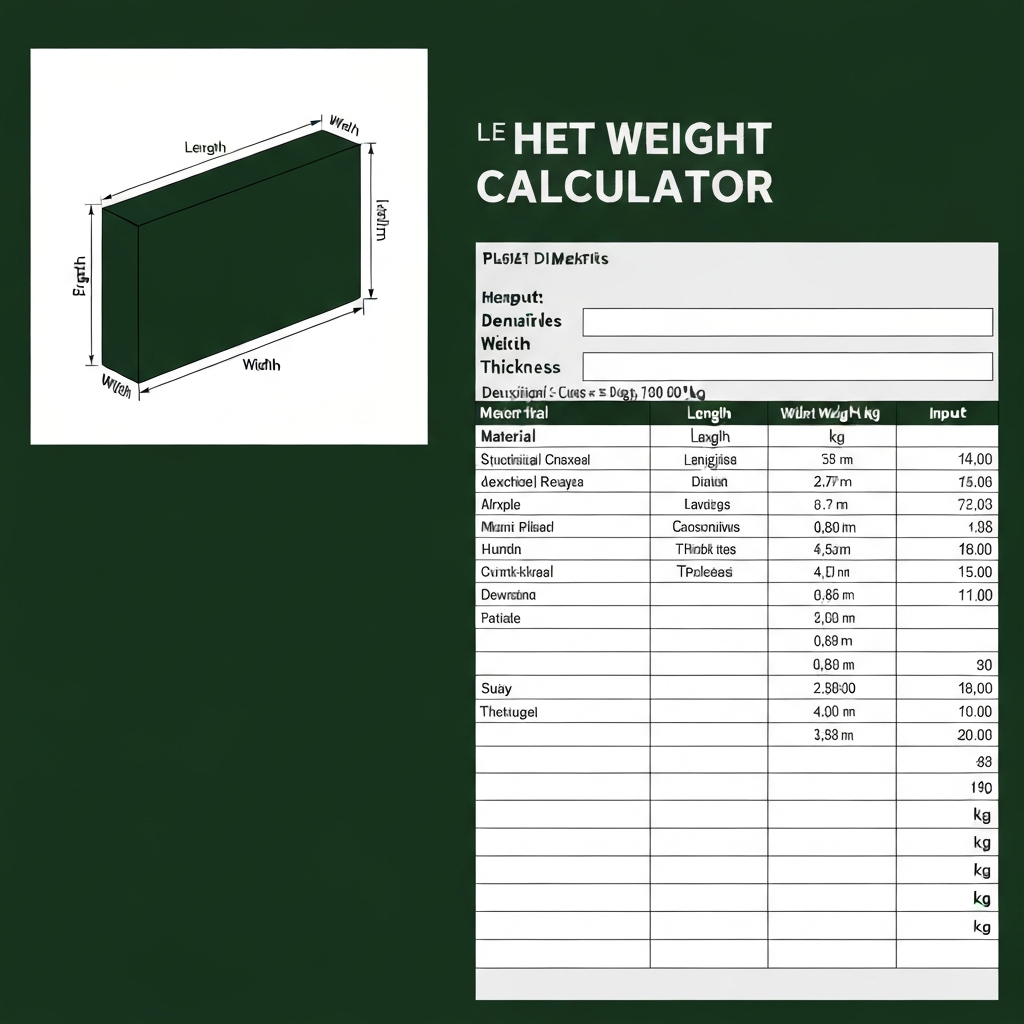 Plate Weight Calculator