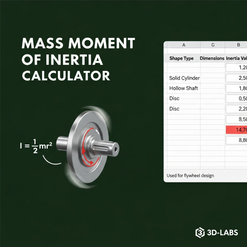 Mass Moment of Inertia Calculator
