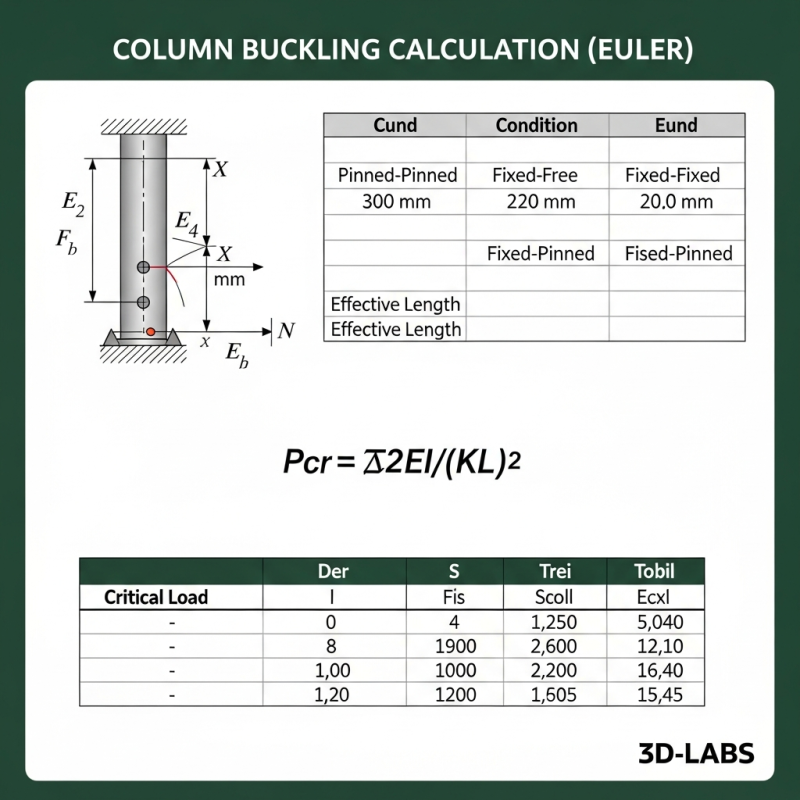 Column Buckling Calculation (Euler)