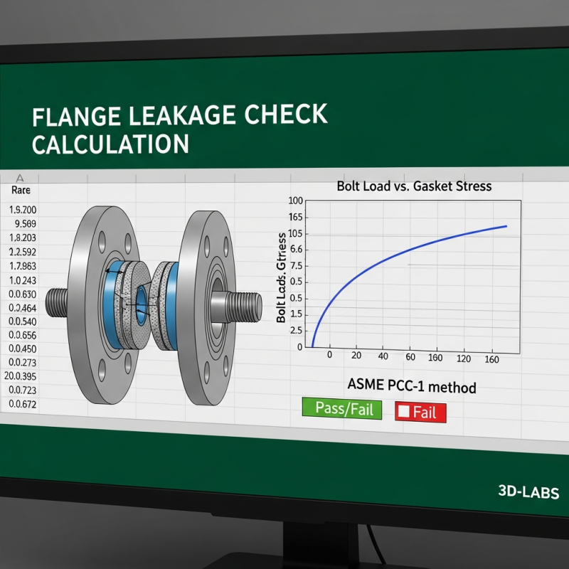 Flange Leakage Check Calculation