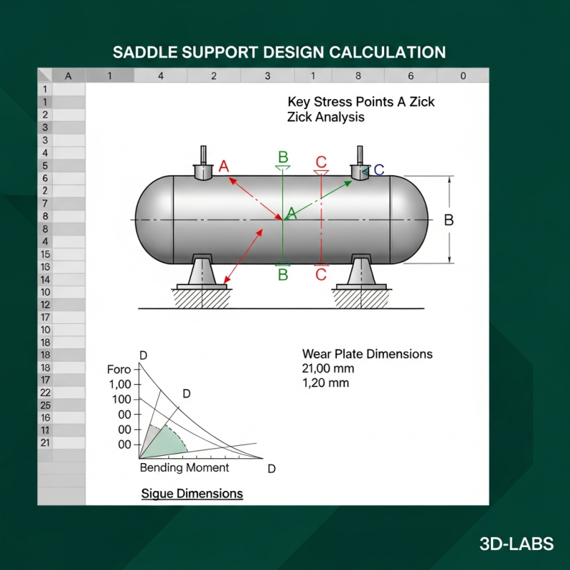 Saddle Support Design Calculation