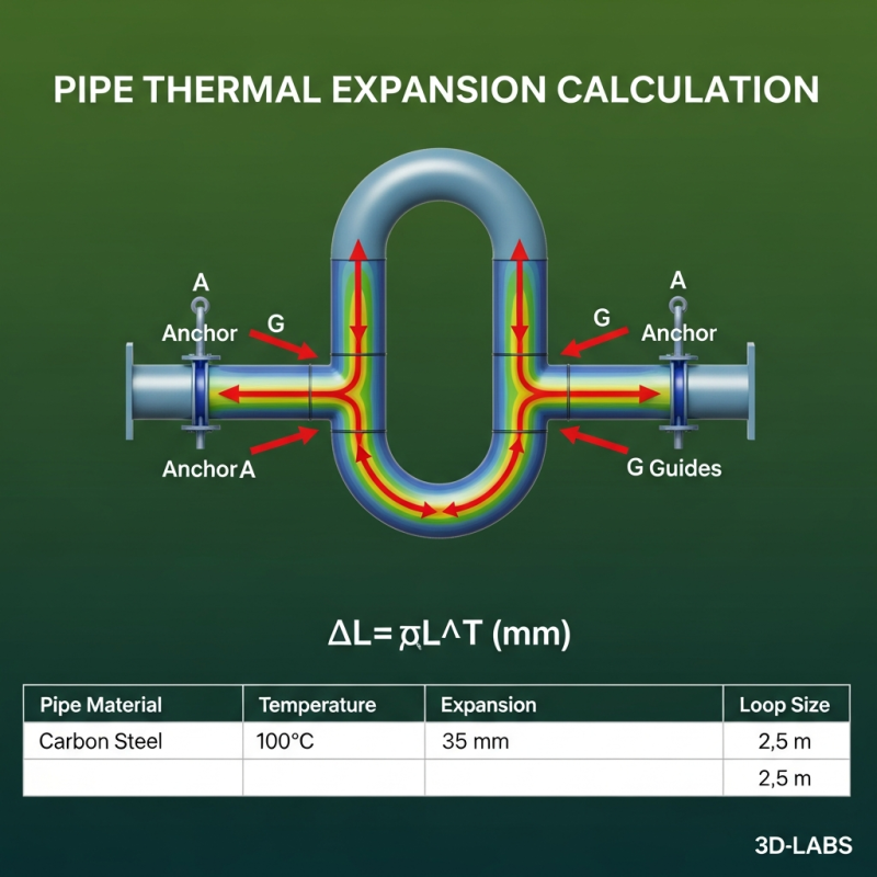Pipe Thermal Expansion Calculation