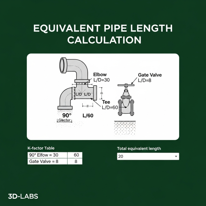 Equivalent Pipe Length Calculation