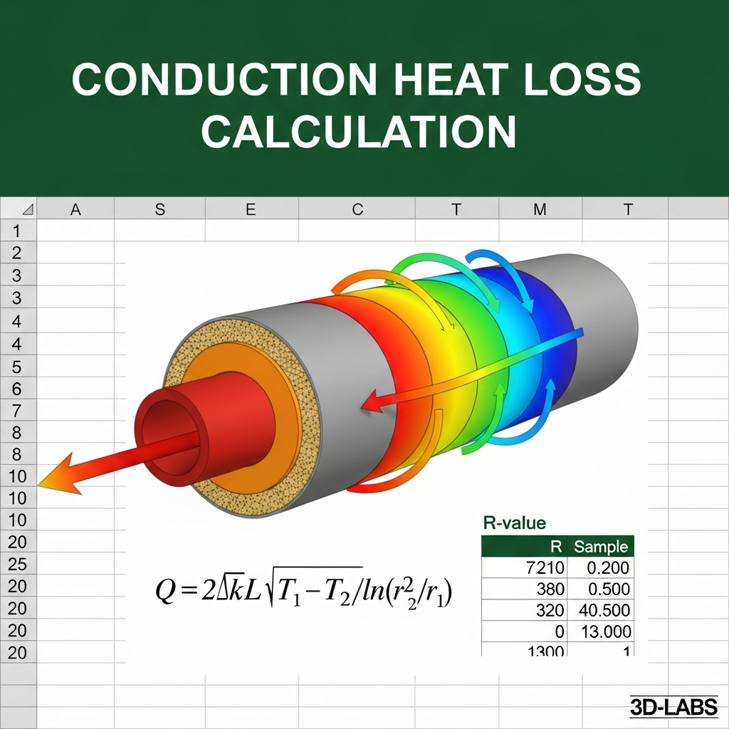 Conduction Heat Loss Calculation