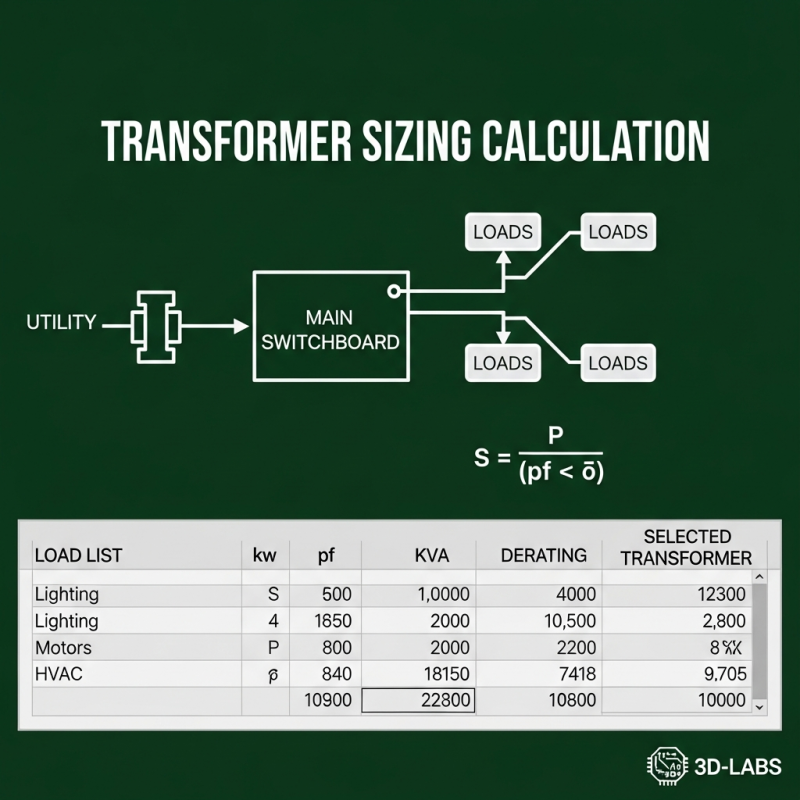 Transformer Sizing Calculation