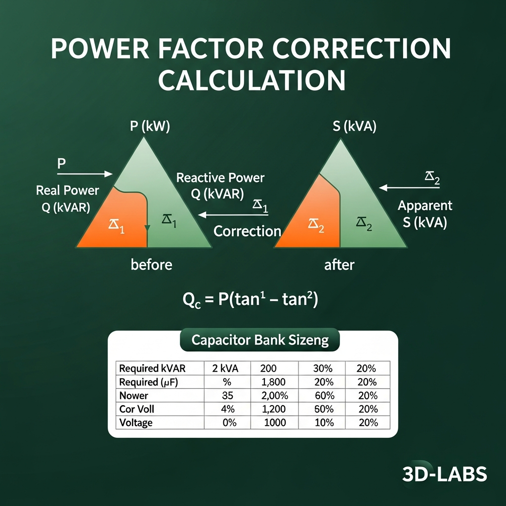 Power Factor Correction Calculation
