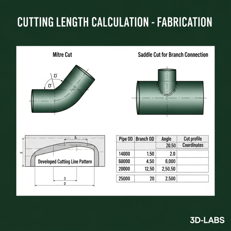 Cutting Length Calculation for Fabrication