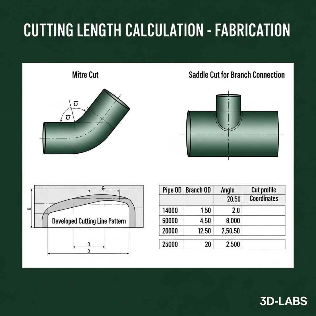 Cutting Length Calculation for Fabrication