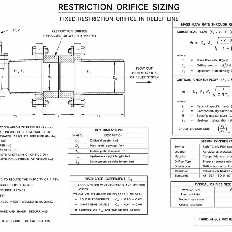 Restriction Orifice Sizing
