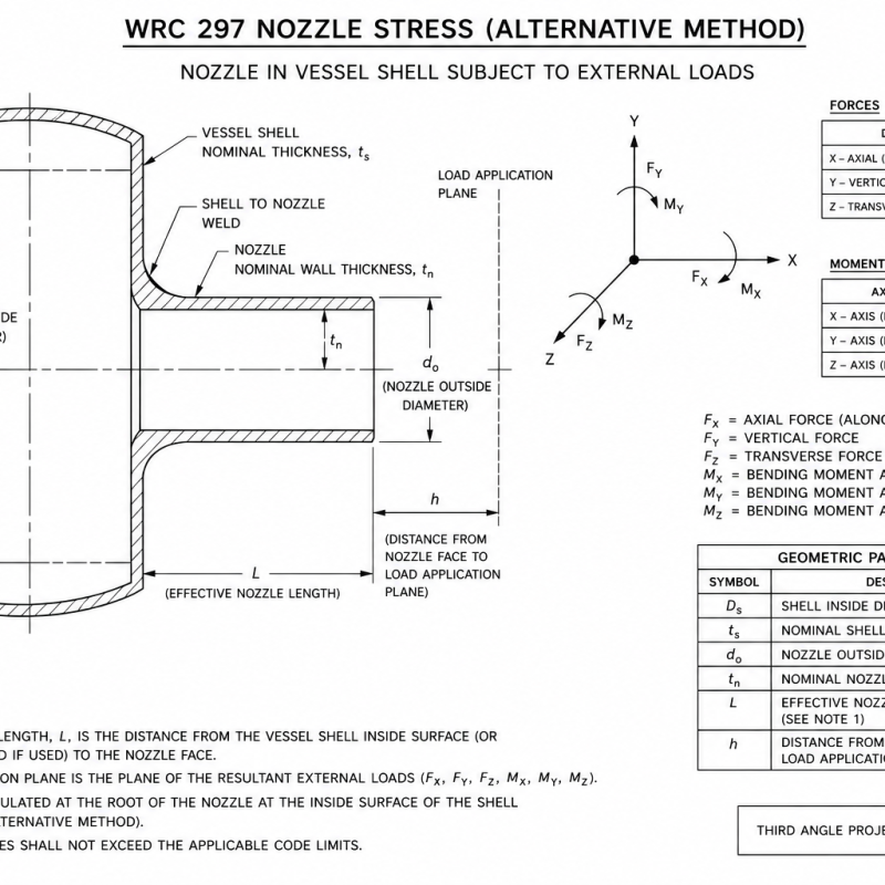 WRC 297 Nozzle Stress (alternative method)