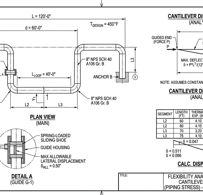 Flexibility Analysis — Guided Cantilever Method