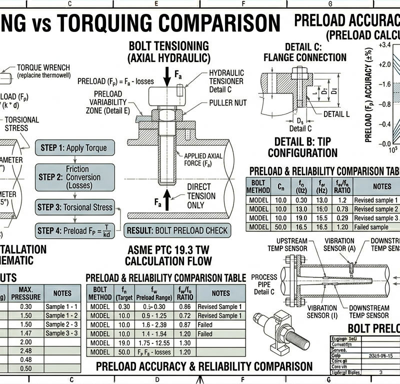 Bolt Tensioning vs Torquing Comparison