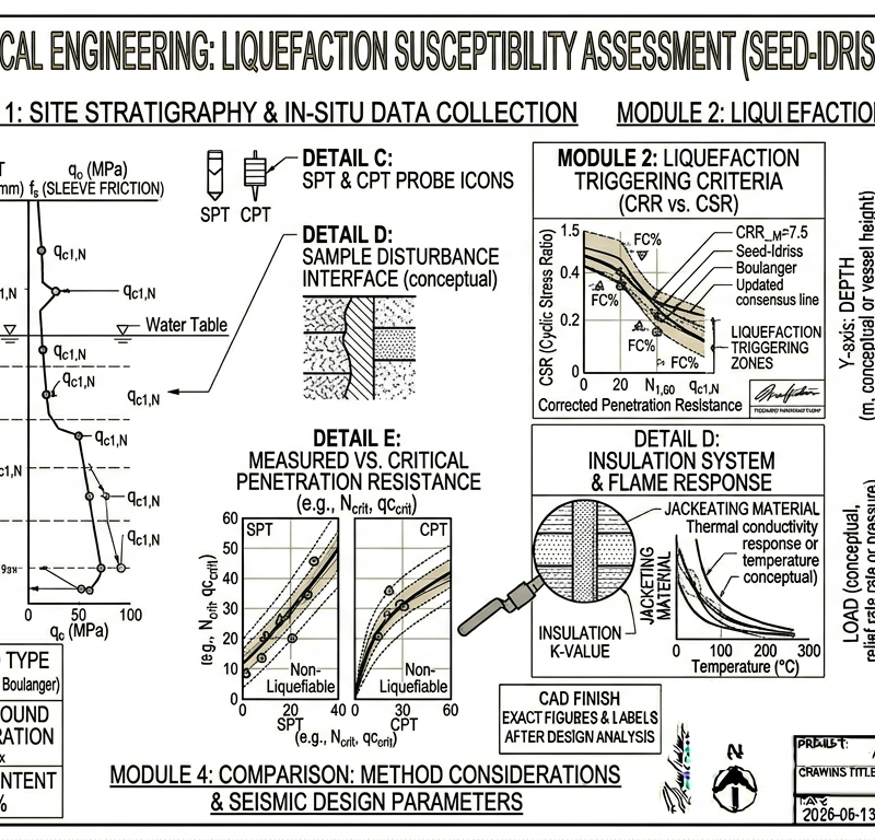 Liquefaction Susceptibility (Seed-Idriss + Boulanger)