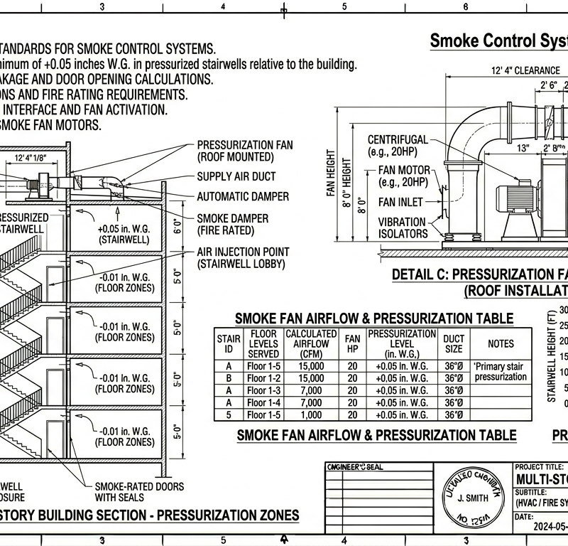 Smoke Control System Pressurization