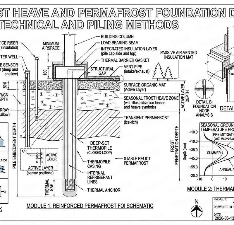 Frost Heave + Permafrost Foundation Design