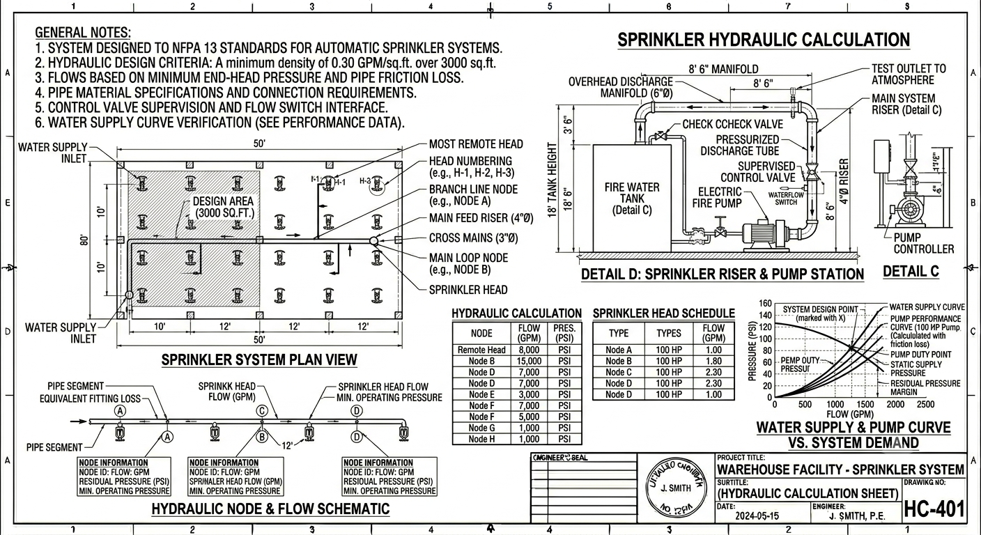 Sprinkler Hydraulic Calculation