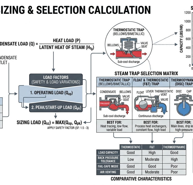 Steam Trap Sizing & Selection