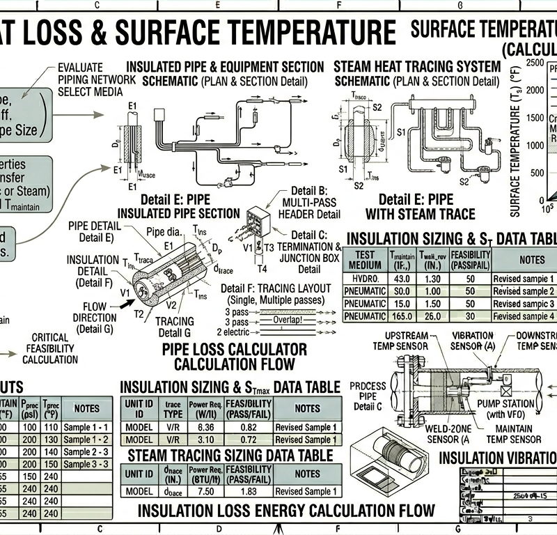 Insulation Heat Loss & Surface Temperature (ASTM C680)