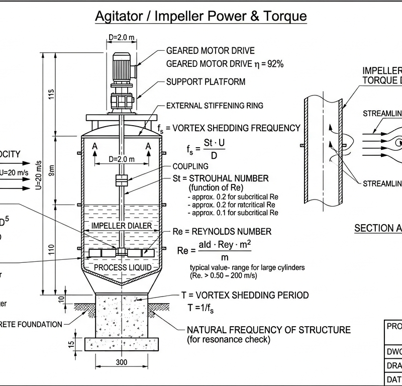 Agitator / Impeller Power & Torque