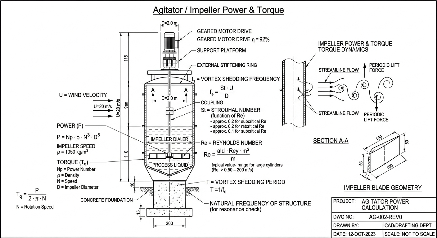 Agitator / Impeller Power & Torque