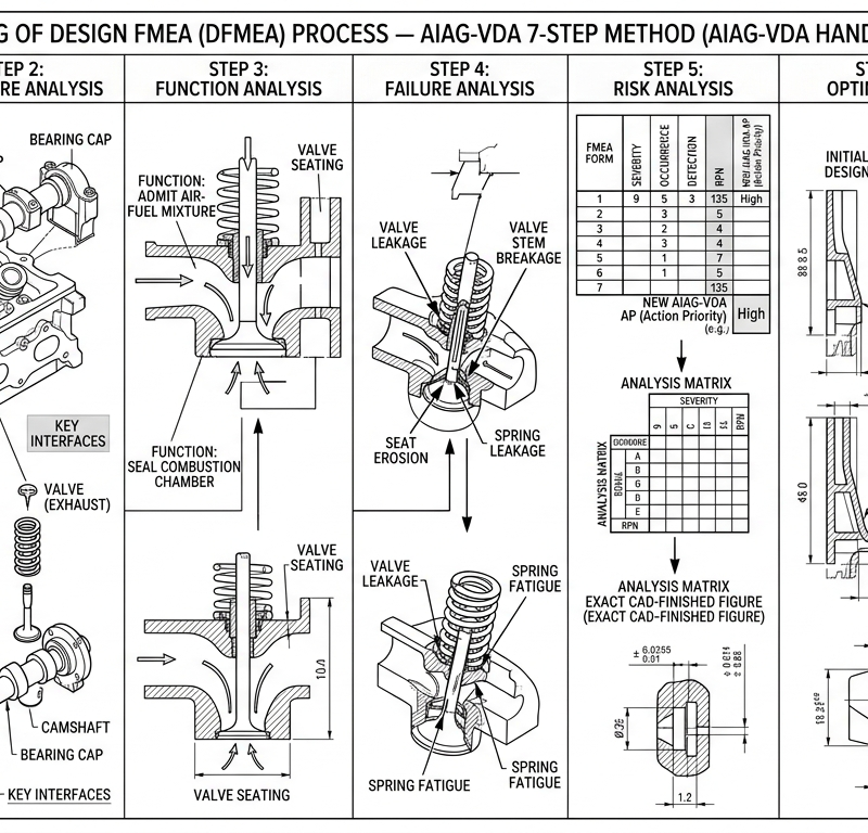 Design FMEA (DFMEA) — AIAG-VDA 7-Step Method