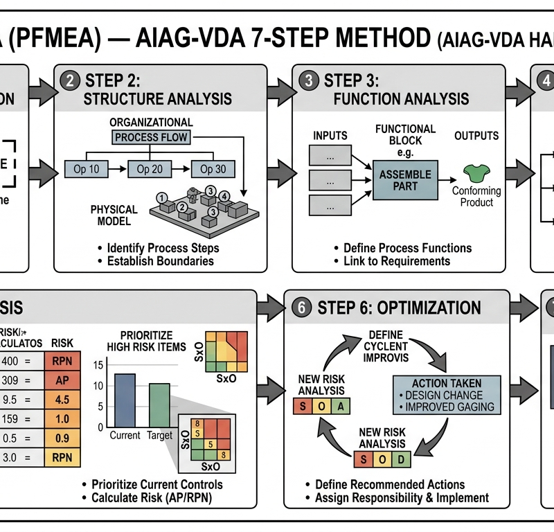 Process FMEA (PFMEA) — AIAG-VDA 7-Step