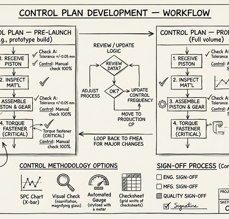Control Plan — Pre-launch + Production