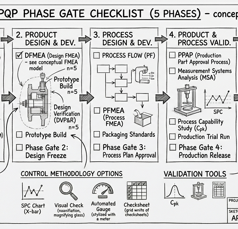 APQP Phase Gate Checklist (5 Phases)