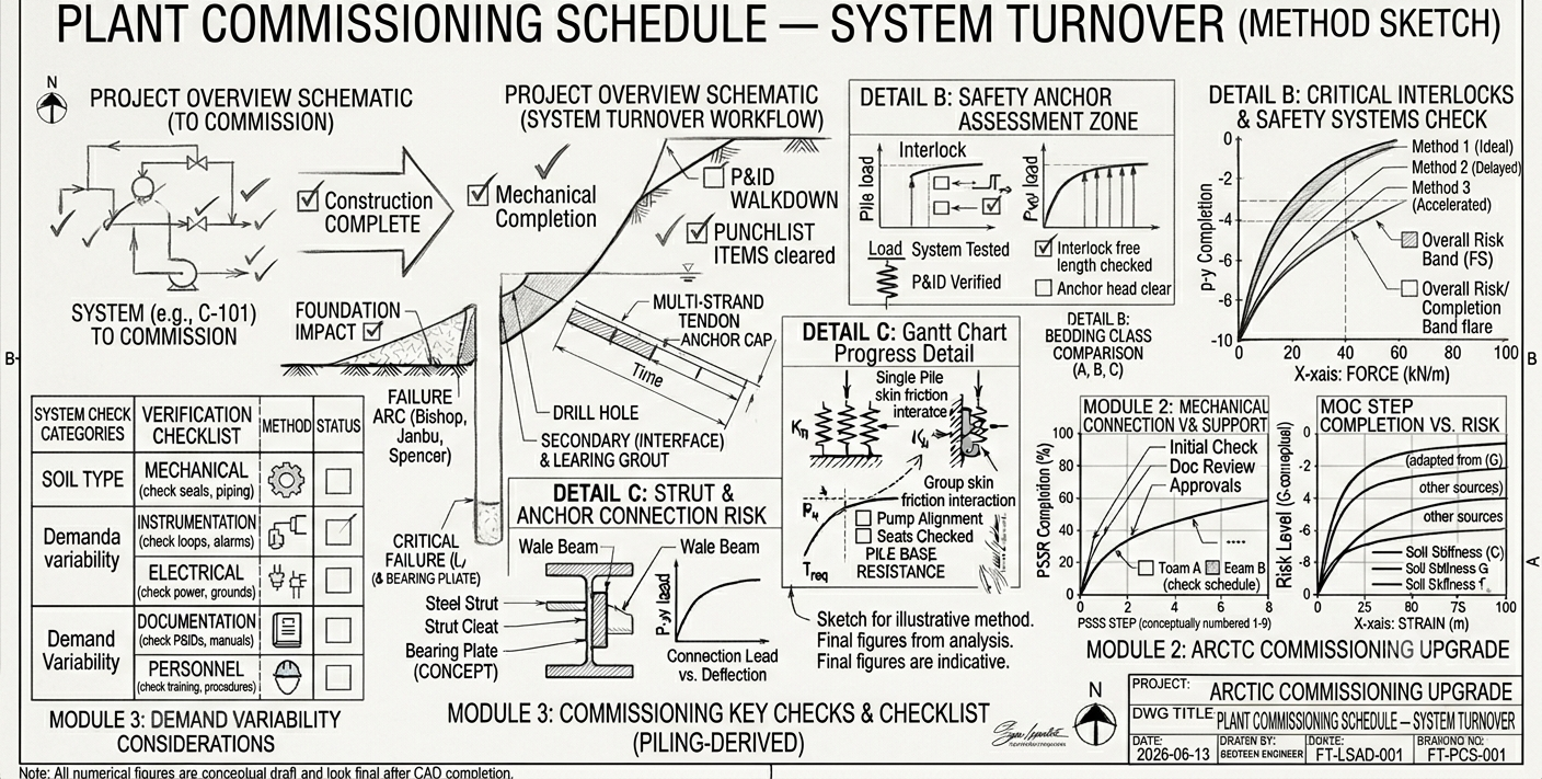 Plant Commissioning Schedule — System Turnover