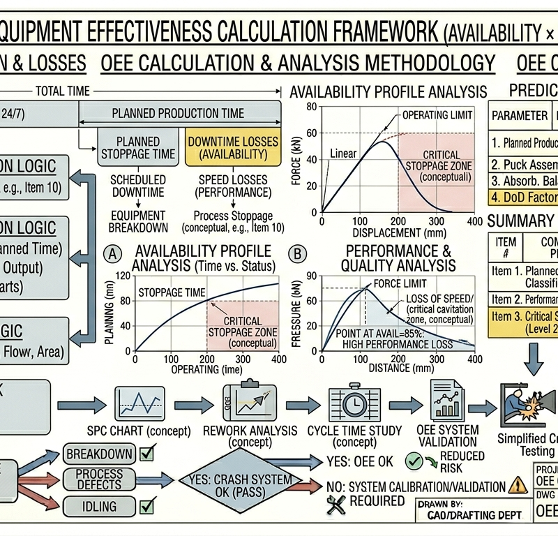 OEE — Overall Equipment Effectiveness (Availability × Performance × Quality)