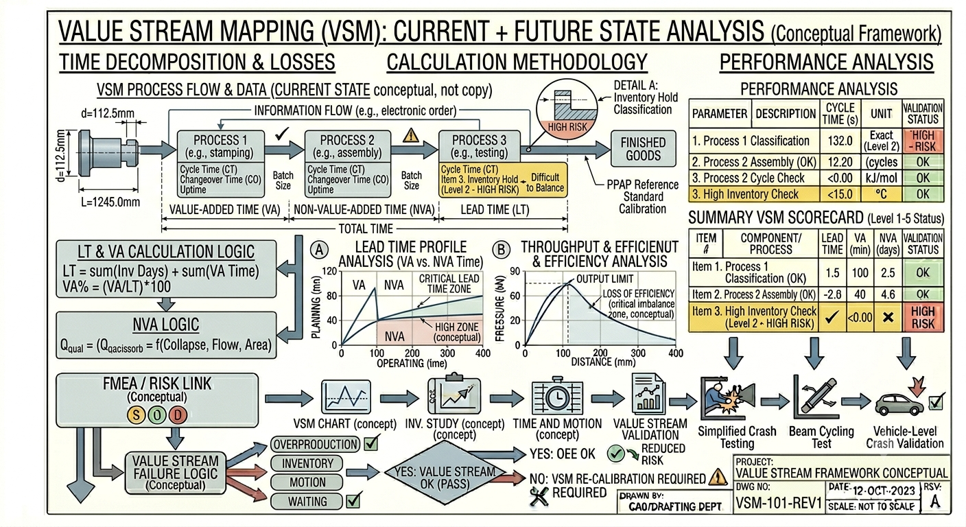 Value Stream Mapping (VSM) Current + Future State
