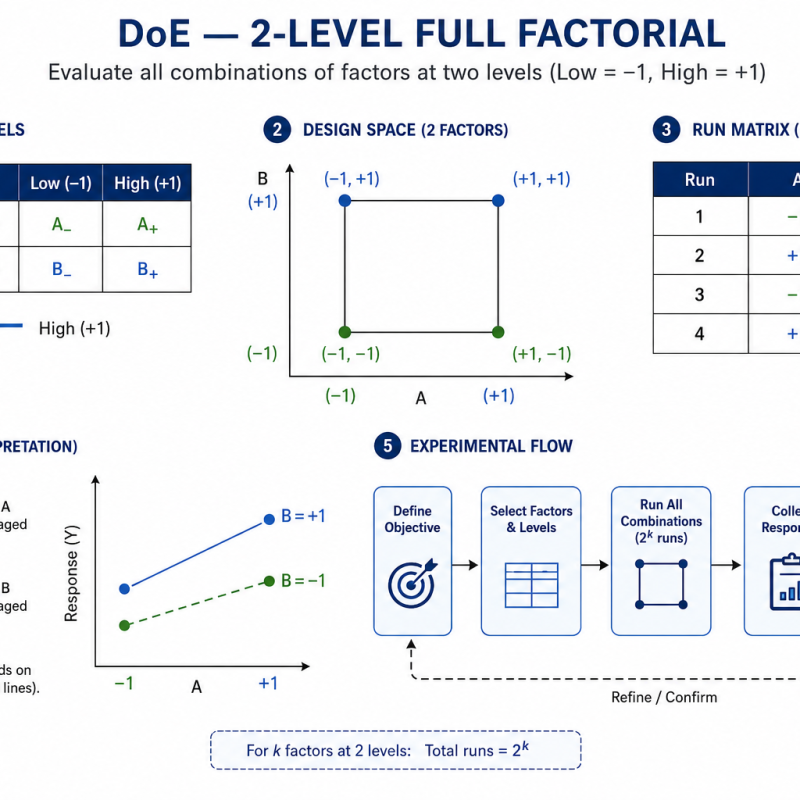 DoE — 2-level Full Factorial
