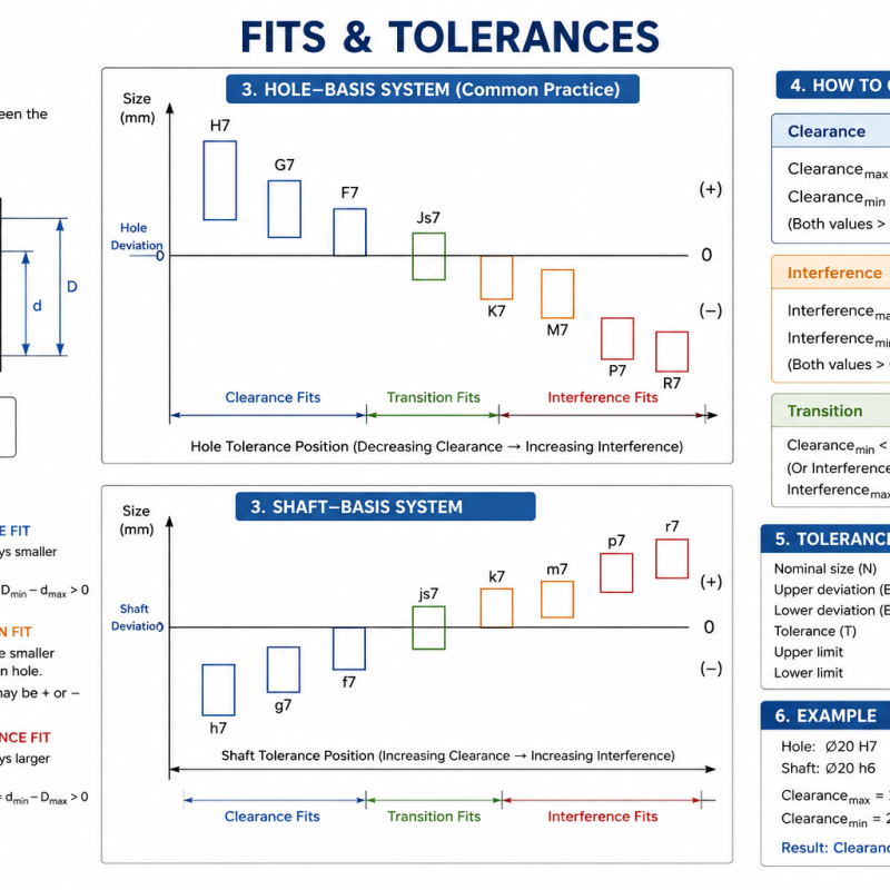 Fits & Tolerances — ISO 286 / ANSI B4 Limits