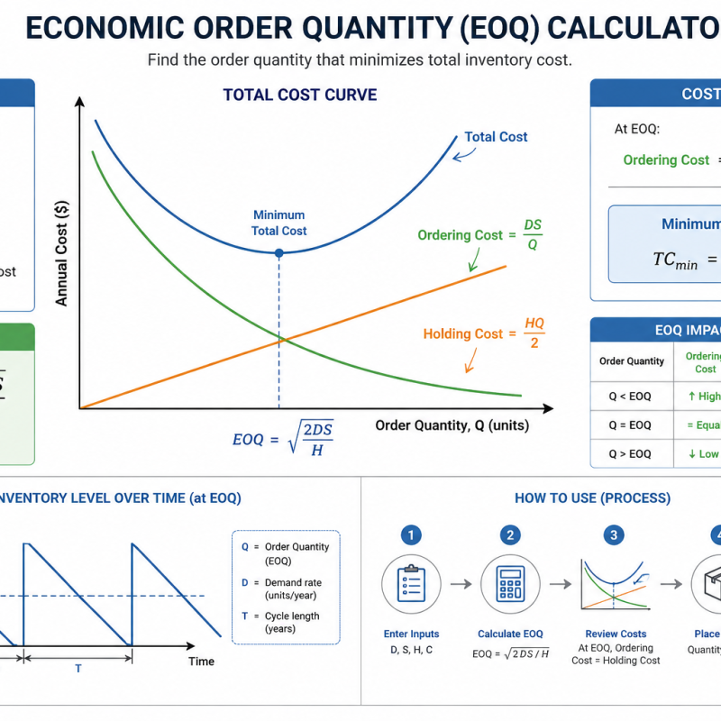 Economic Order Quantity (EOQ) Calculator