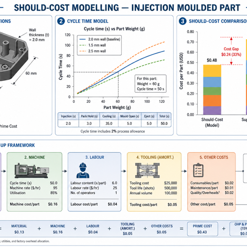 Should-Cost Modelling — Injection Moulded Part