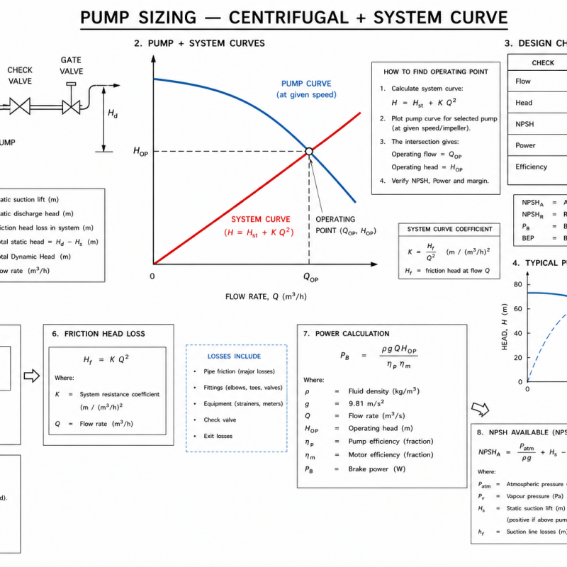 Compressor Power — Reciprocating & Centrifugal