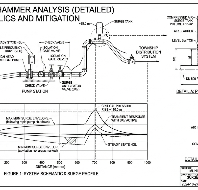 Surge / Water Hammer Analysis (Detailed)