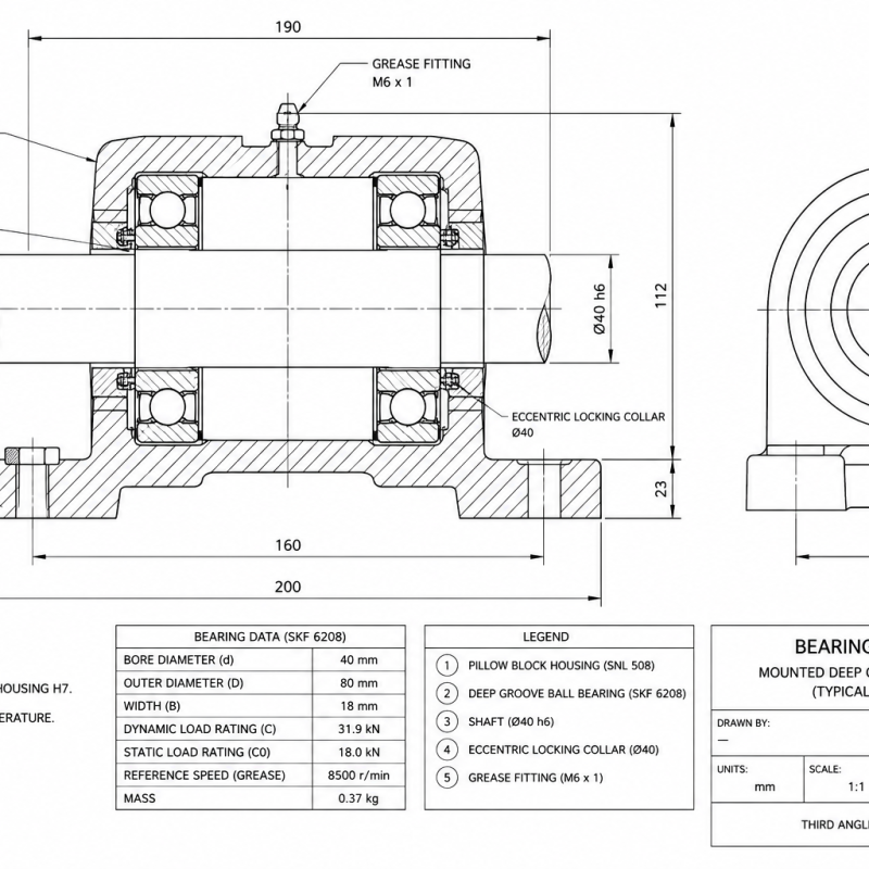 Bearing Life — SKF / ISO 281 L10