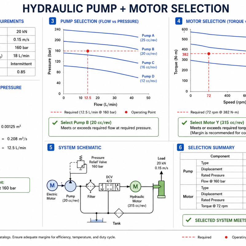 Hydraulic Pump + Motor Selection