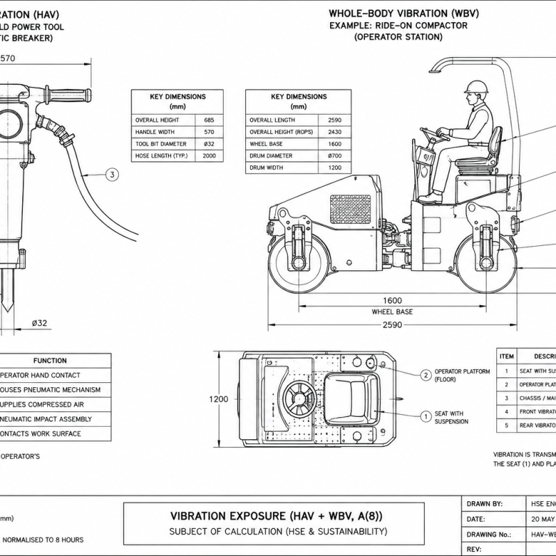 Vibration Exposure (HAV + WBV, A(8))