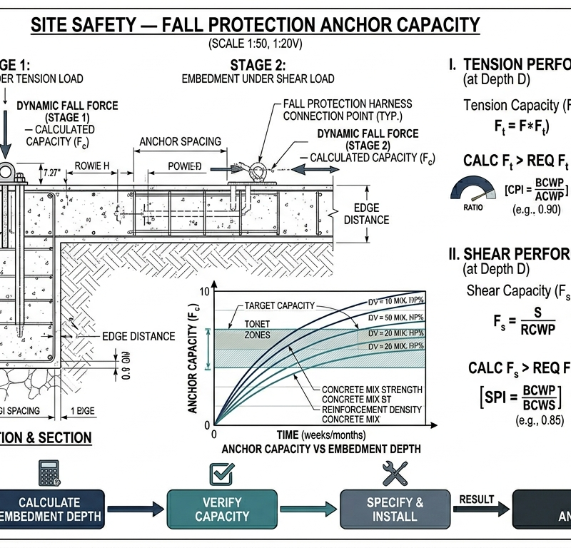 Site Safety — Fall Protection Anchor Capacity
